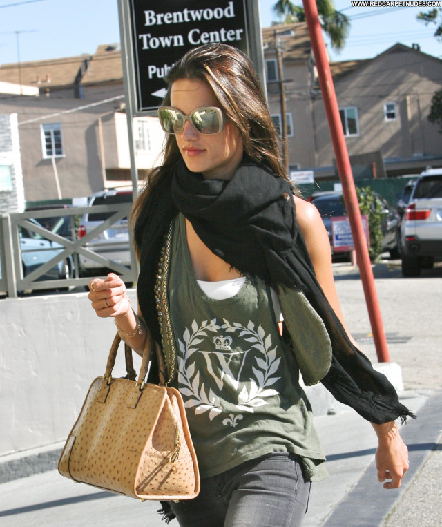 Alessandra Ambrosio The Grove Posing Hot Shopping Celebrity Babe